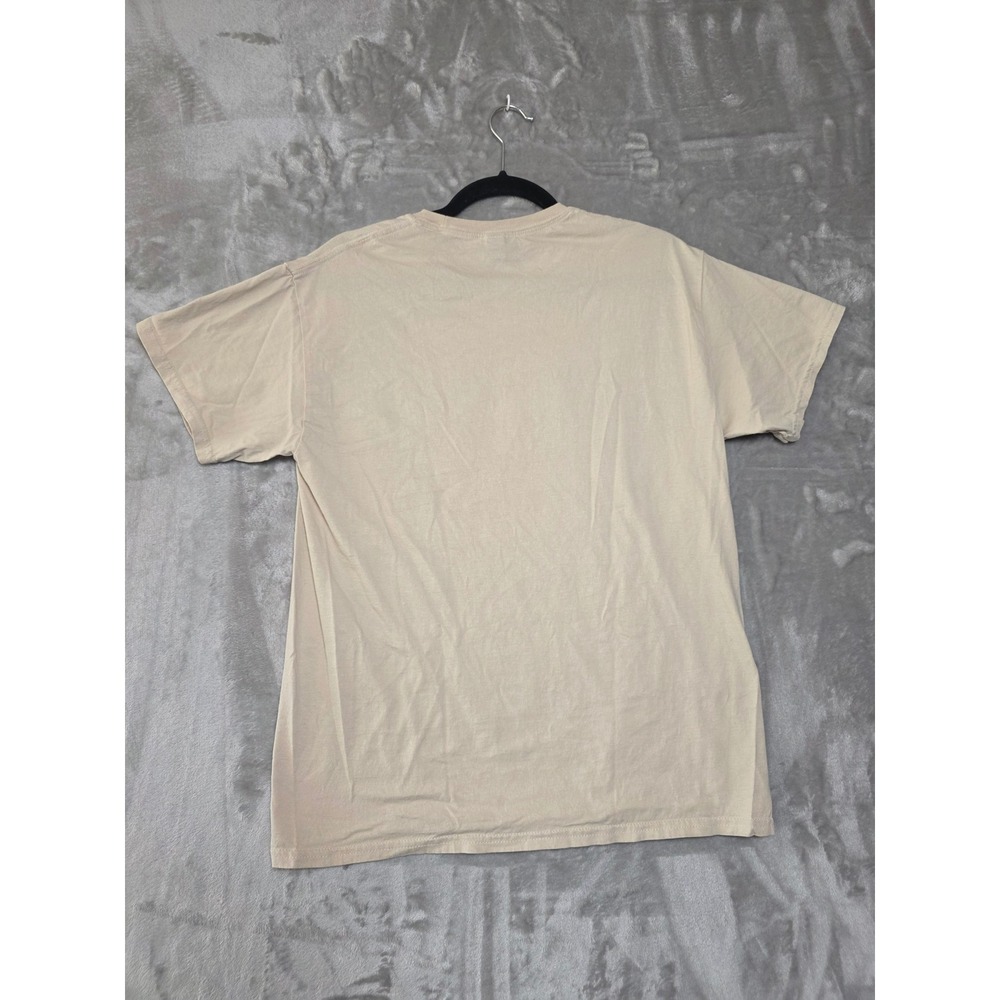 Gildan Prospect Upper School Graphic T-Shirt Tan Beige Womens Medium Cotton Tee - Picture 3 of 8